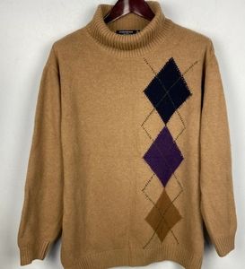 Yves Saint Laurent Camel Turtleneck Sweater